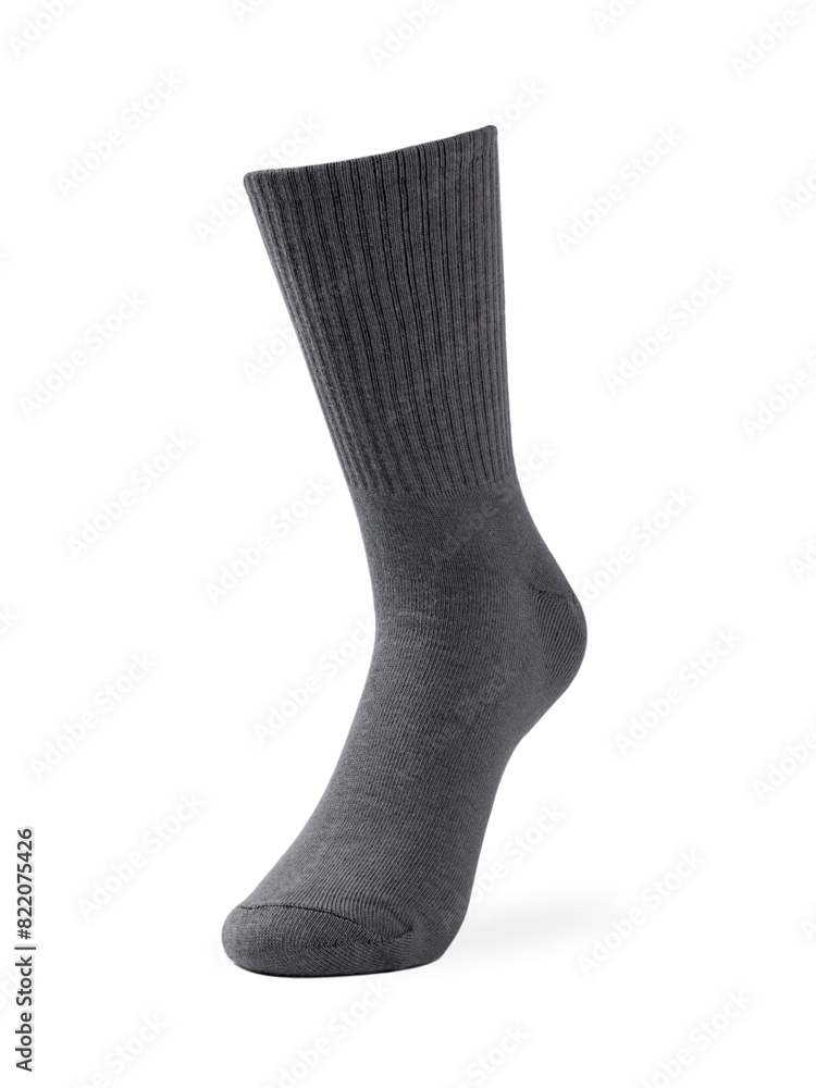 Sock on white background for advertising, logo, branding. Sock on white background for advertising, logo, branding.