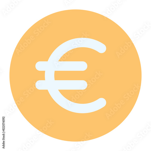 euro icon for illustration