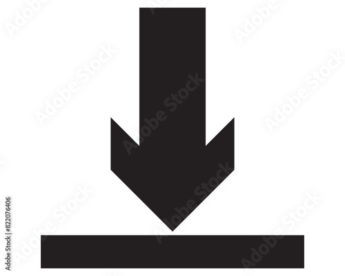 Download icon set. Download button Collection. Download files icons vector. simple download icon isolated on white background. Arrow downloading icon. Vector illustration.