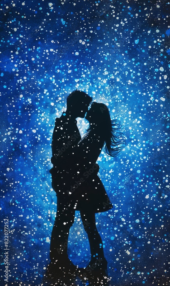 Blue Abstract Cosmic Dance,Photorealistic HD Blue Abstract Cosmic Dance,Photorealistic HD