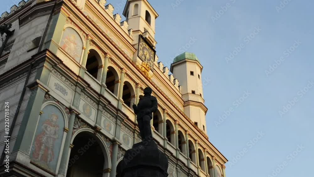 Pranger of Poznan, Poland about of Town Hall Pranger of Poznan, Poland about of Town Hall