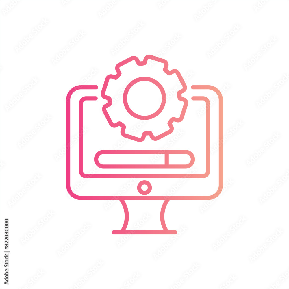 System Update Icon editable stock vector icon System Update Icon editable stock vector icon