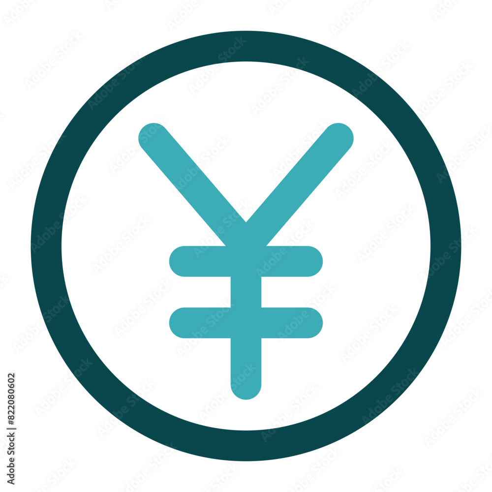 yen icon for illustration yen icon for illustration