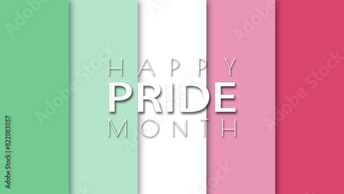 Happy Pride Month Abrosexual Pride Flag Wall Background