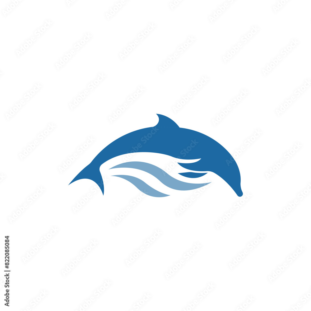 Business Logo Design Dolpin Illustration Business Logo Design Dolpin Illustration