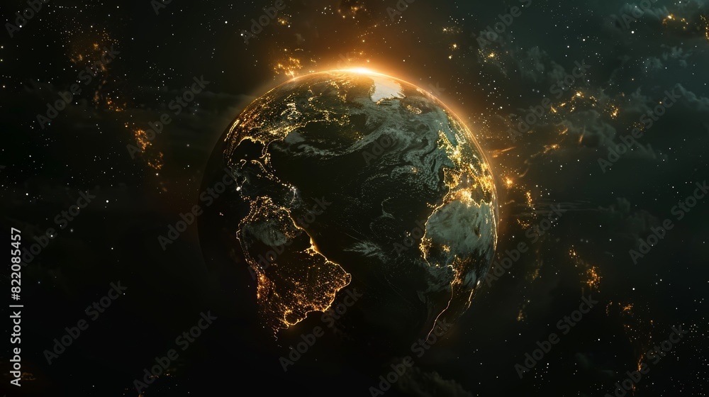 An artistic representation of the Earth as a puzzle sphere, with pieces coming together to form the complete planet, symbolizing global unity and cooperation, An artistic representation of the Earth as a puzzle sphere, with pieces coming together to form the complete planet, symbolizing global unity and cooperation,