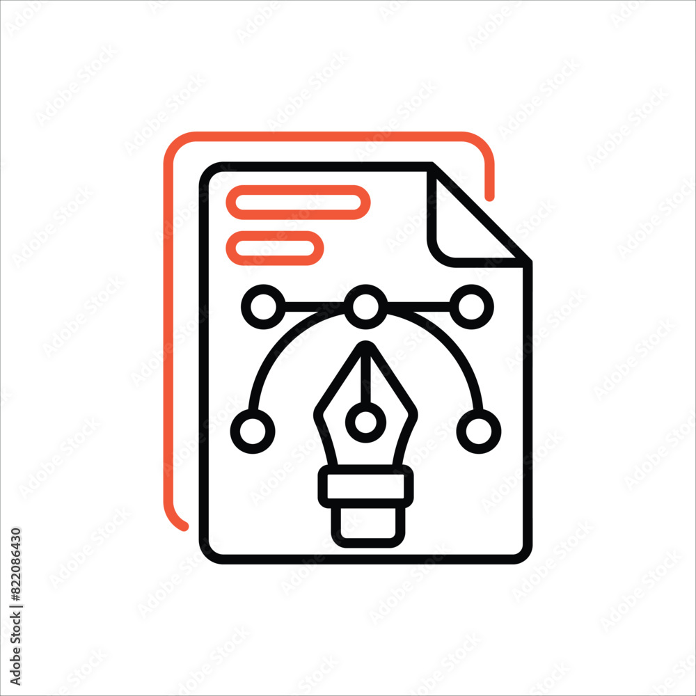 Vector Design Icon editable stock vector icon Vector Design Icon editable stock vector icon