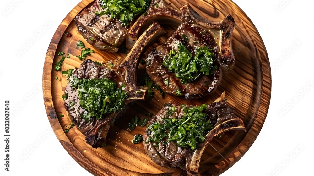 A plate of grilled steak