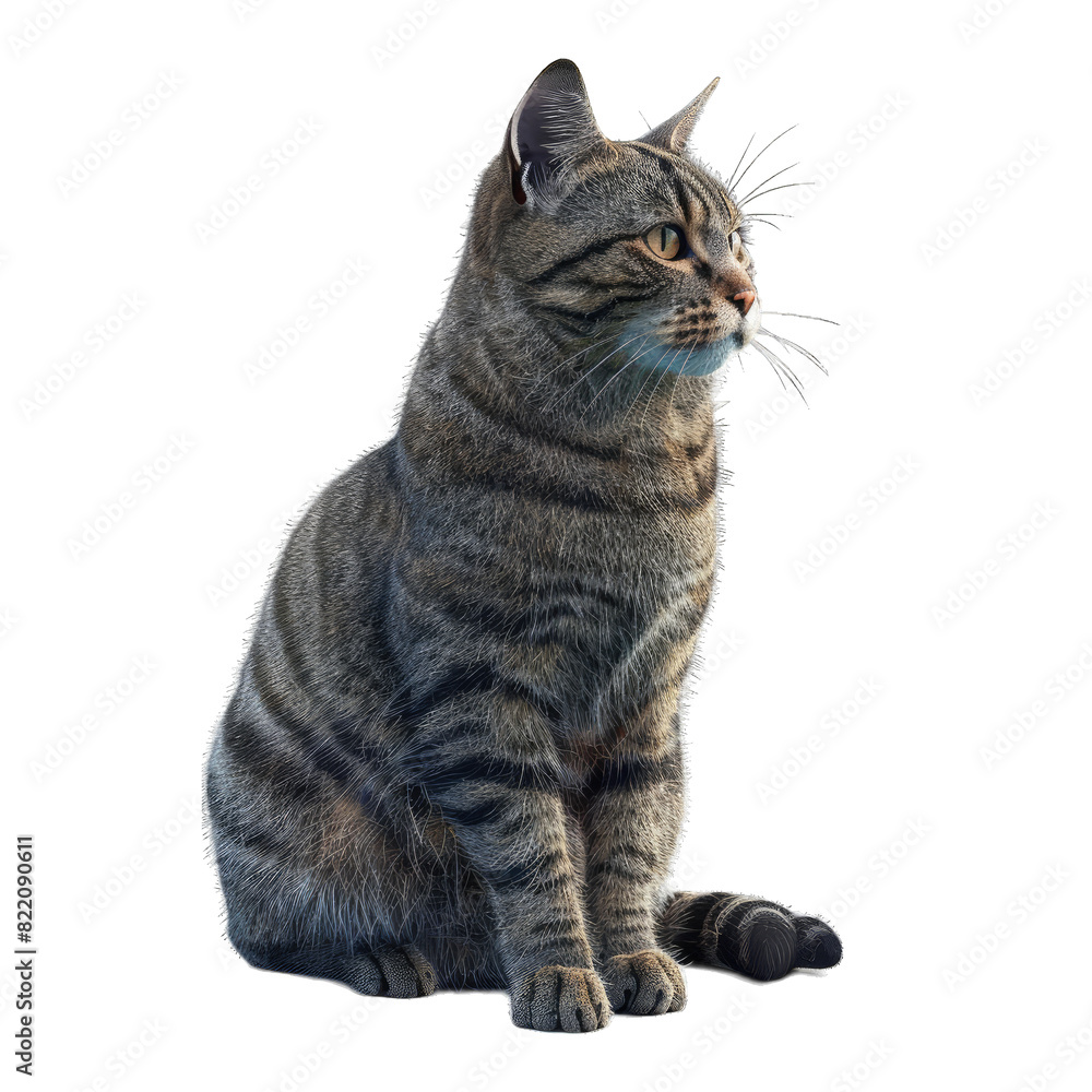 Cat isolated on white background Cat isolated on white background