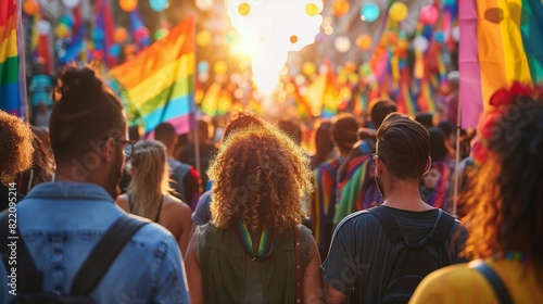 Unity in Diversity: Vibrant Outdoor Pride Event