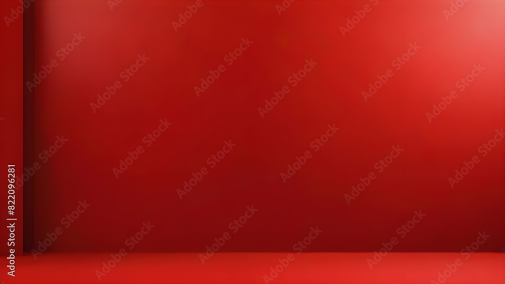 Red background product mockup highlighting sleek and modern design.