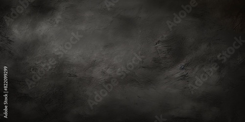 Dark Black grunge background texture  black grungy background  dark grey wall background  black grained texture banner