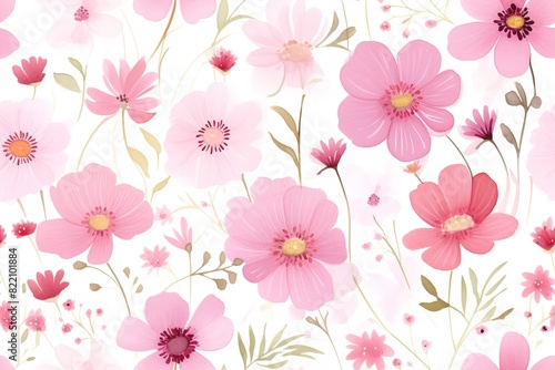 design textile flower colorful pattern background