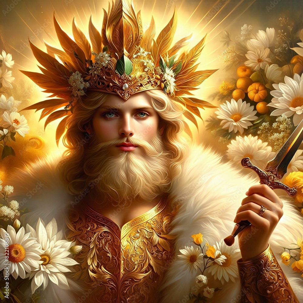 Baldr, the Norse god of light and purity known for his beauty and ...