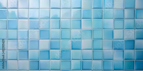 Light blue ceramic tile background  square tiles wall   bathroom or floor interior decoration  Design geometric mosaic texture. Simple seamless pattern 