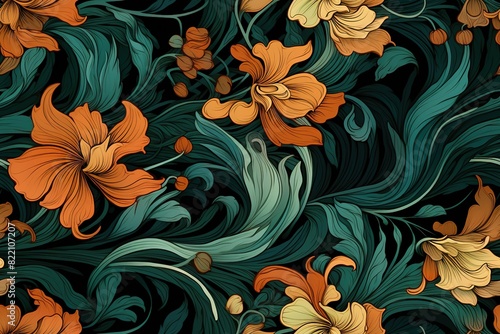 Floral pattern design , Printing Textile , Transfer designs , pattern , flower