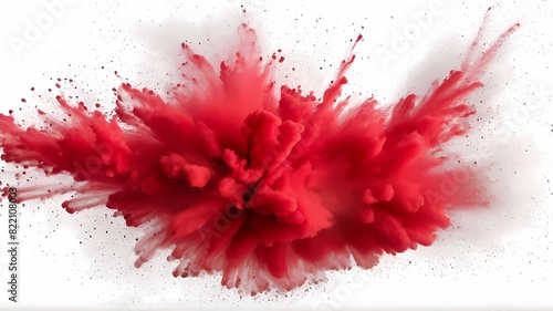 abstract powder explosion art background 