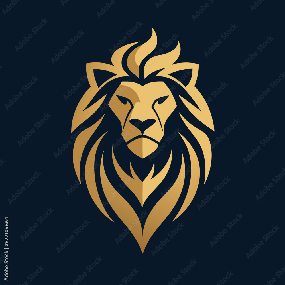 Obraz premium lion head illustration