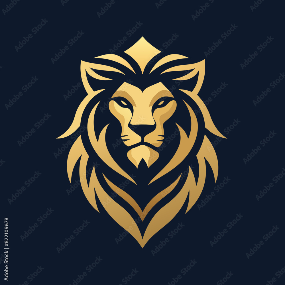 Obraz premium lion head icon