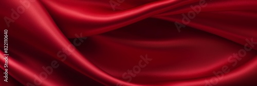 Red  cloth texture background, red silk satin fabric, dark red color,Red luxury silk textile material background,a sumptuous burgundy silk texture