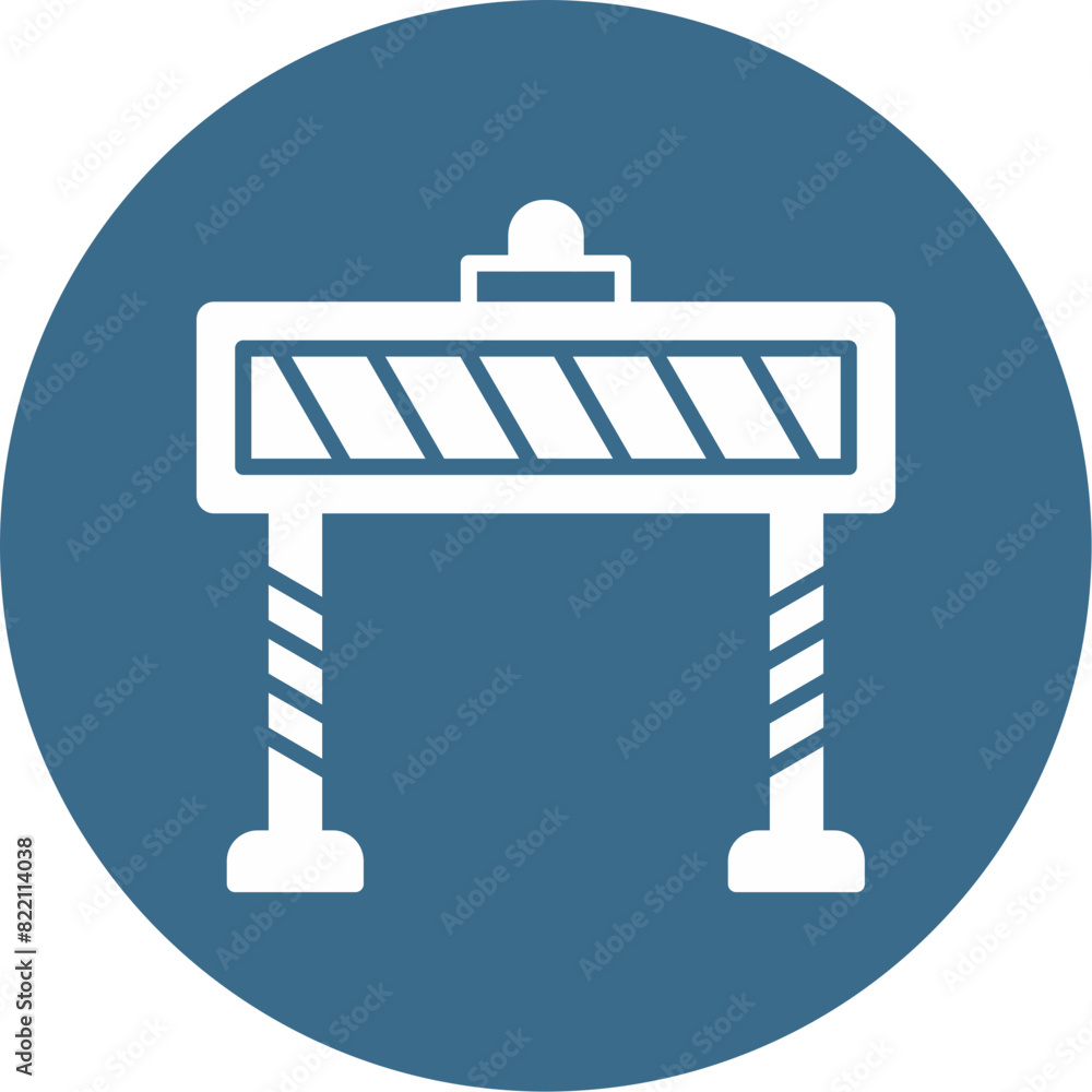 Obraz premium Barrier Icon