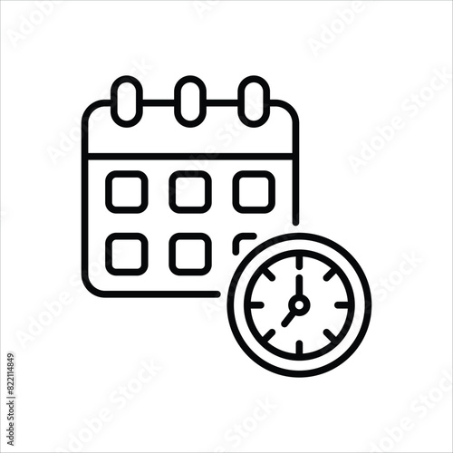 Timeframe  Icon editable stock vector icon