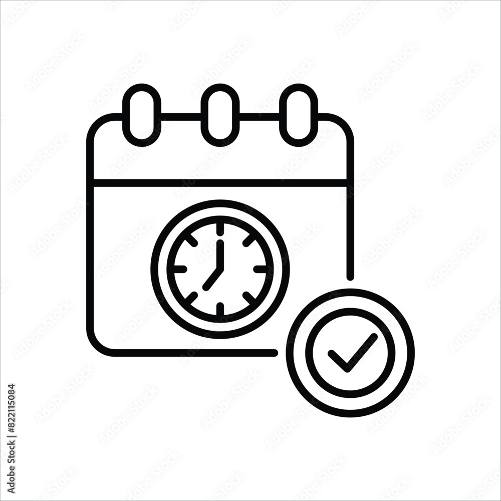 Event Schedule Icon editable stock vector icon Event Schedule Icon editable stock vector icon
