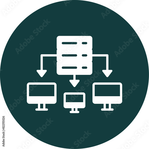 Cluster Computing Icon