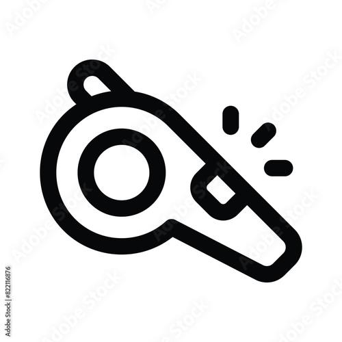 Premium icon of whistle ready to use vector photo