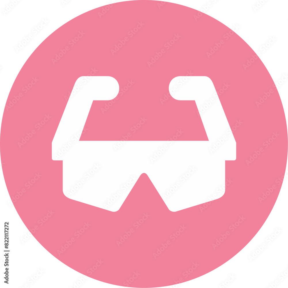 Safety Glasses Icon Safety Glasses Icon