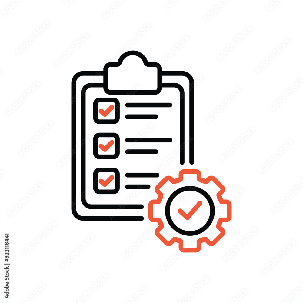 Project Management Icon editable stock vector icon Project Management Icon editable stock vector icon