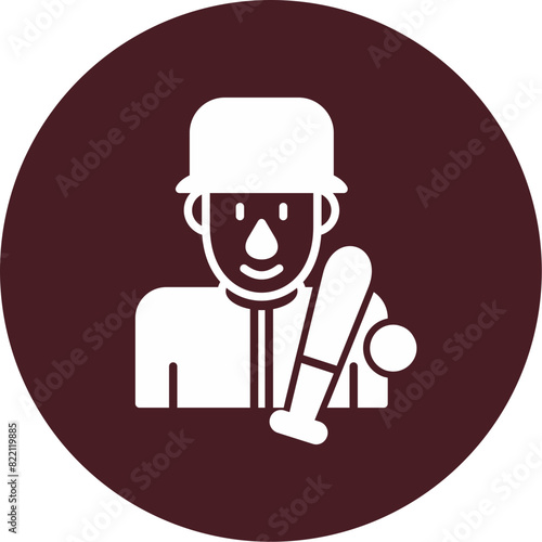 Baseball Player Icon