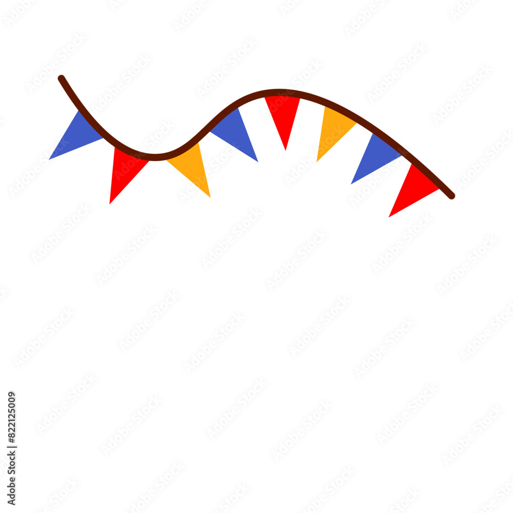 Rainbow Bunting Flag Rainbow Bunting Flag