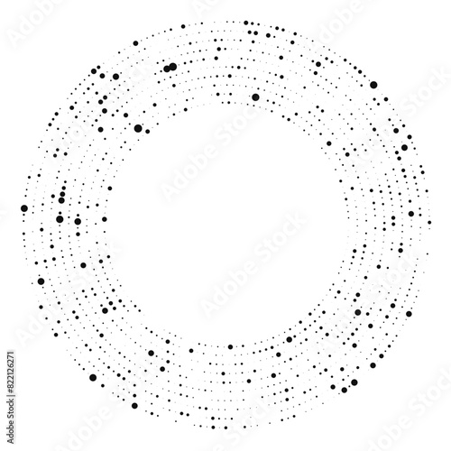 Circle halftone dotted background