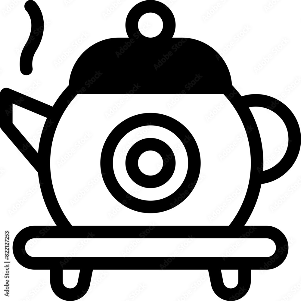 Obraz premium teapot, hot, drink, tea, kitchen Icon