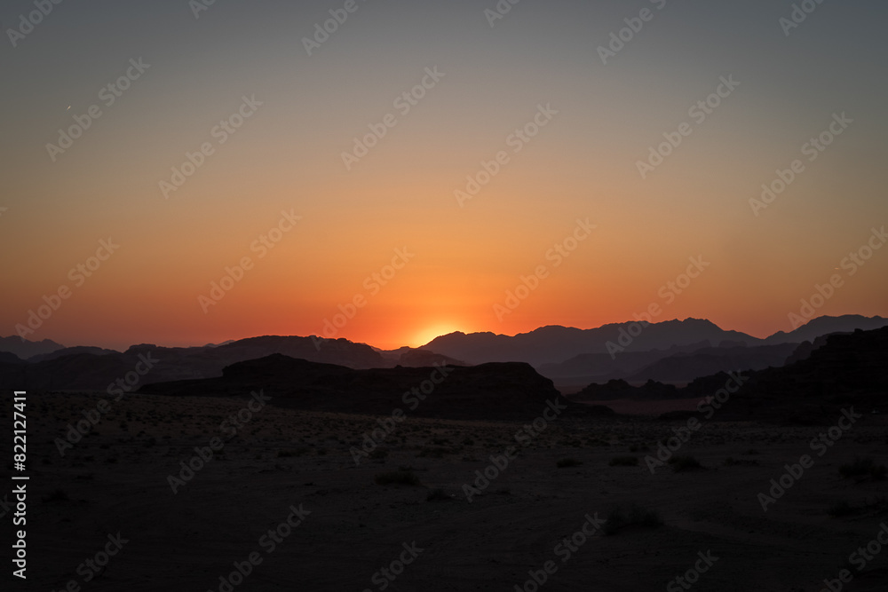 Tramonto Wadi Rum