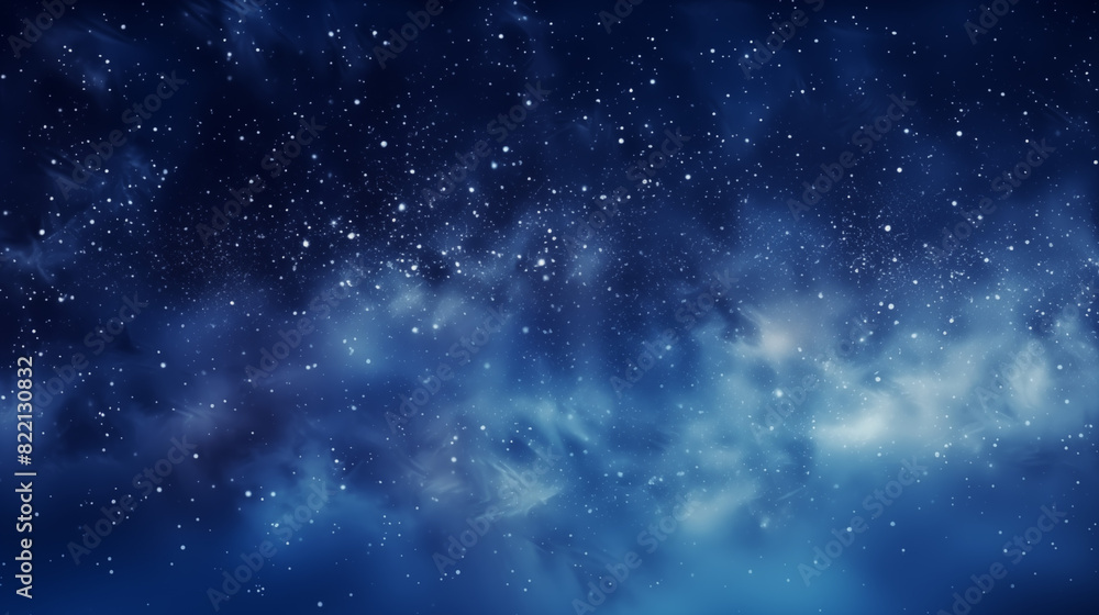Fototapeta premium Starry Night Sky with Nebula and Stars