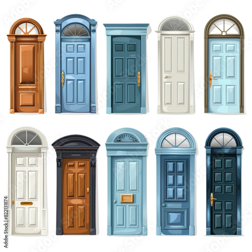 set of doors