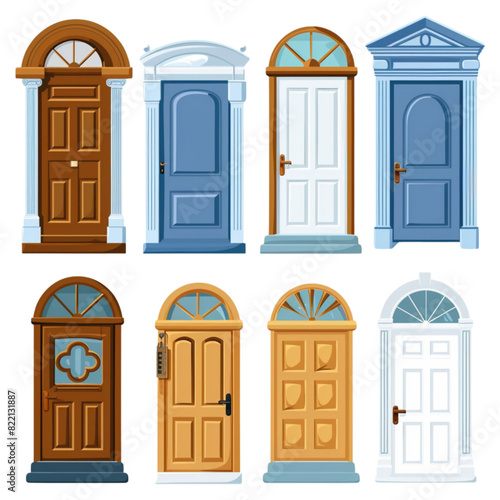 set of doors