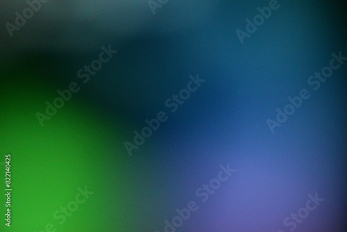 Blue and Green Lens Flare Light Leak Overlay