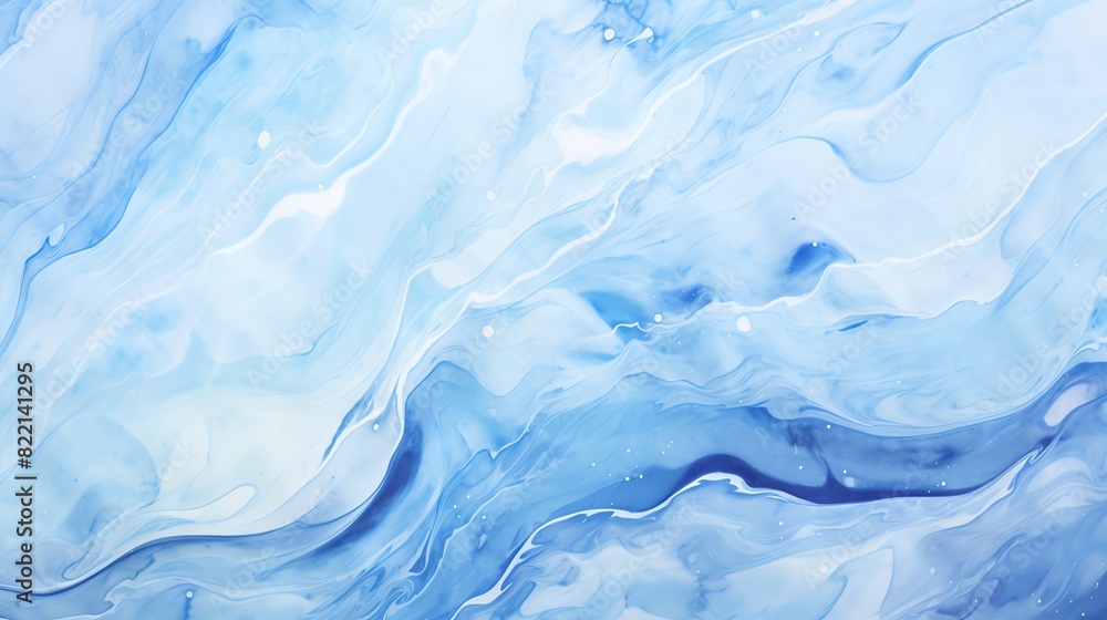 Abstract blue and white marble texture background. Fluid painting with captivating wavy patterns for artistic designs and soothing visuals. Abstract blue and white marble texture background. Fluid painting with captivating wavy patterns for artistic designs and soothing visuals.