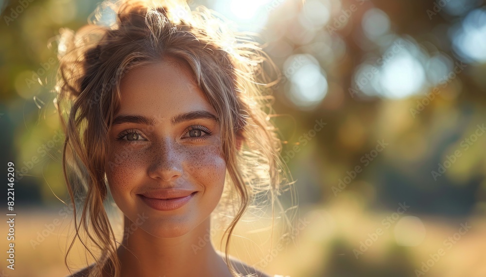 Close Up of Woman Smiling at Camera Close Up of Woman Smiling at Camera