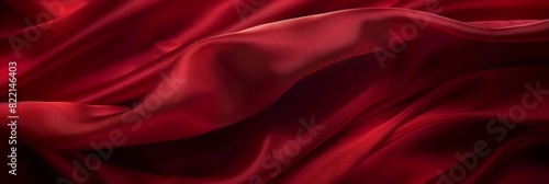 Red silk background, red silk satin luxury cloth texture fabric,Anniversary, Christmas, wedding, valentine,banner