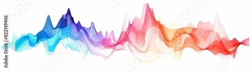 Market index graph showing market changes