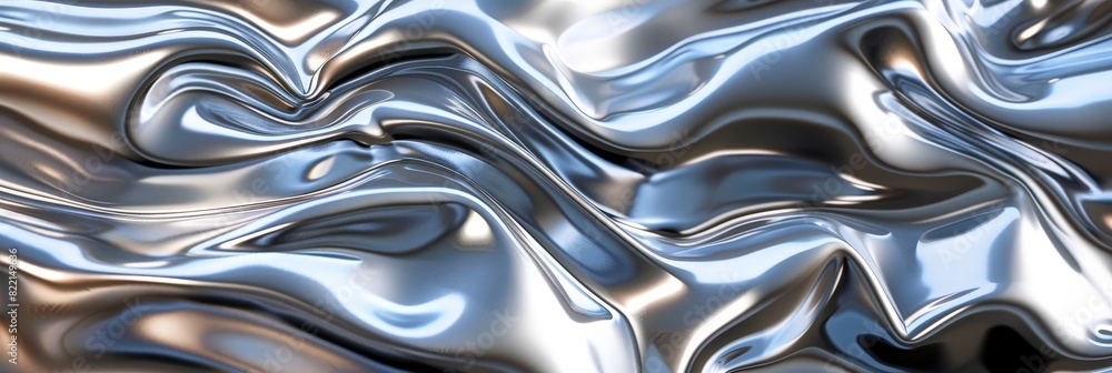 silver metal fluid glossy chrome texture background. shiny chrome texture with wavy pattern, Liquid metallic texture silver metal fluid glossy chrome texture background. shiny chrome texture with wavy pattern, Liquid metallic texture