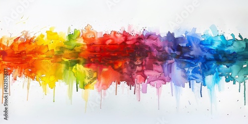 rainbow watercolor background, colorful abstract background 
