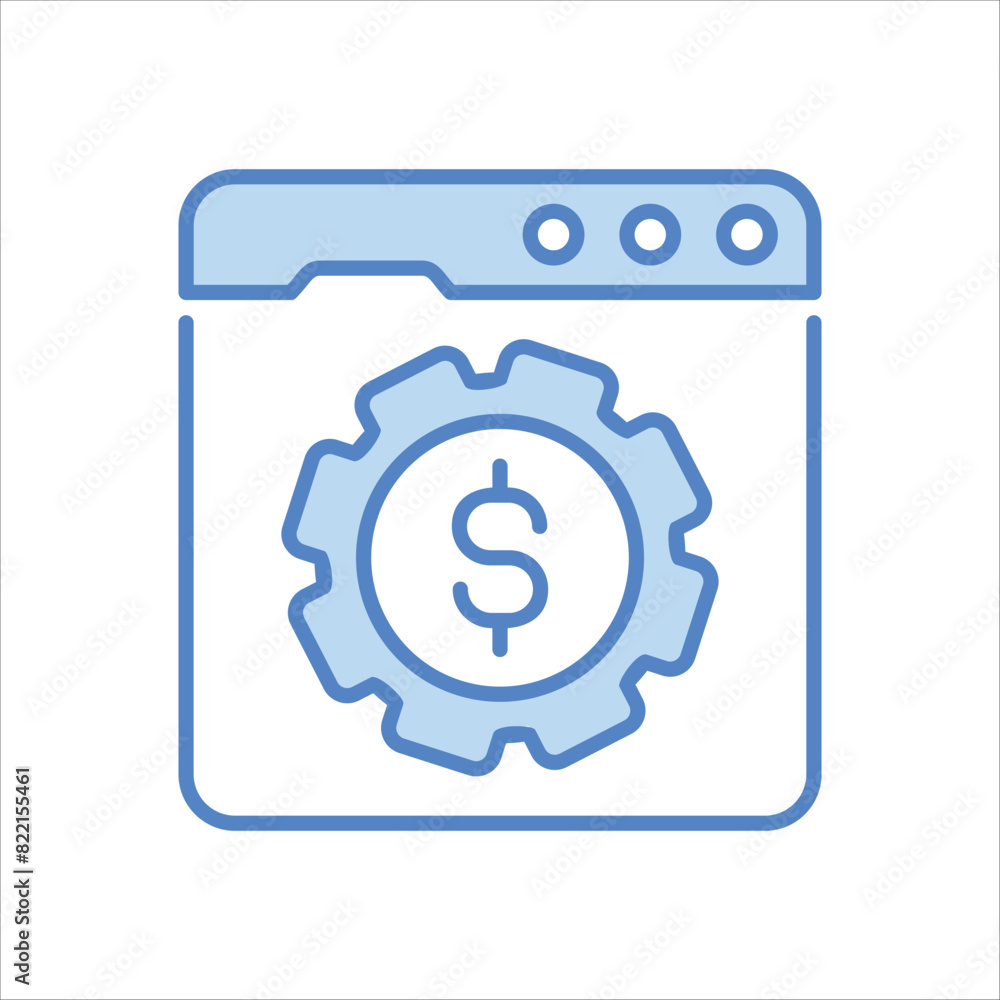 Money Management Icon editable stock vector icon Money Management Icon editable stock vector icon