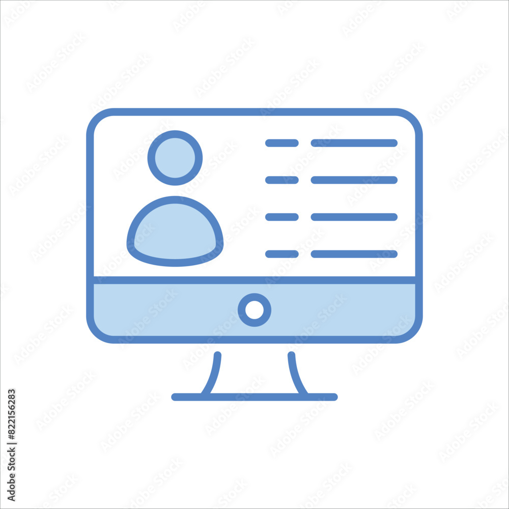 Digital Assistant Icon editable stock vector icon Digital Assistant Icon editable stock vector icon