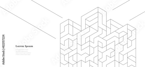 幾何学 抽象 建築 テクノロジー ビジネス 背景