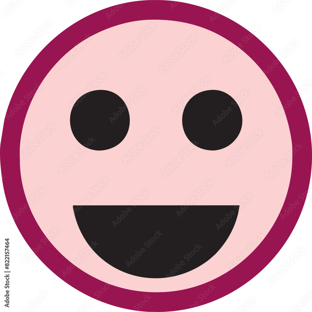 Fototapeta premium blush emoji, icon